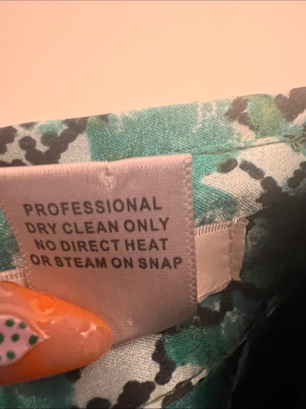 Cache Teal Satin Snake-Print Blouse - Picture 3 of 8